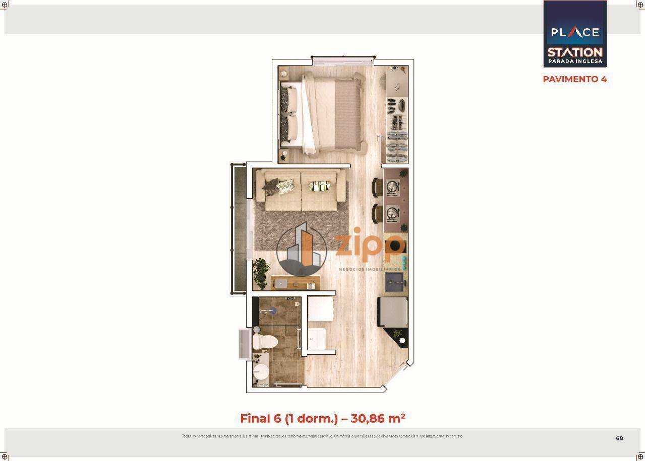 Apartamento à venda com 1 quarto, 29m² - Foto 52