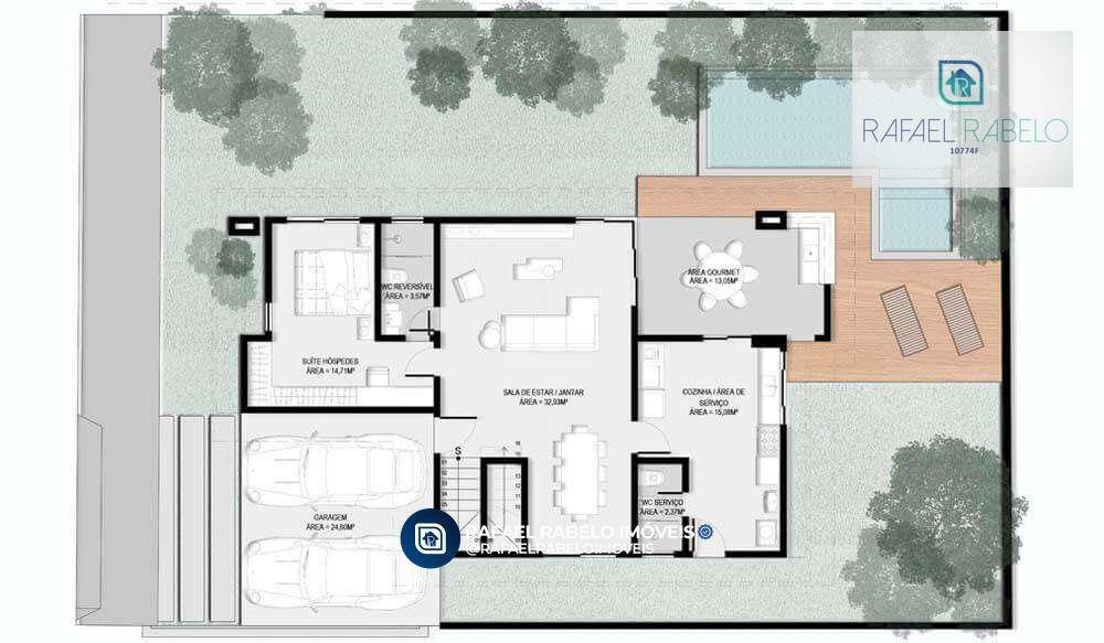 Casa de Condomínio à venda com 4 quartos, 215m² - Foto 3