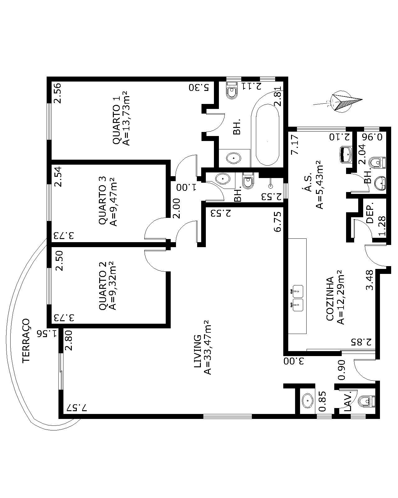 Apartamento à venda com 3 quartos, 124m² - Foto 6