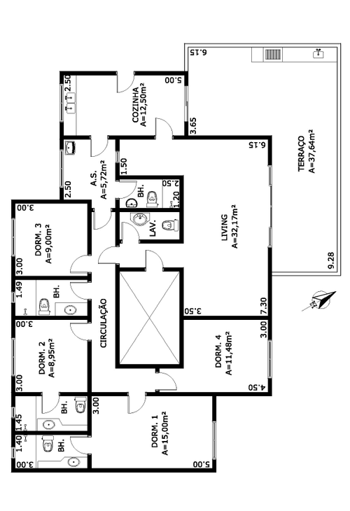 Apartamento à venda com 3 quartos, 170m² - Foto 10