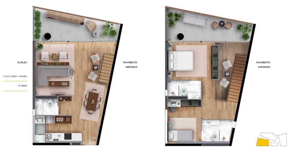 Apartamento à venda com 1 quarto, 63m² - Foto 50