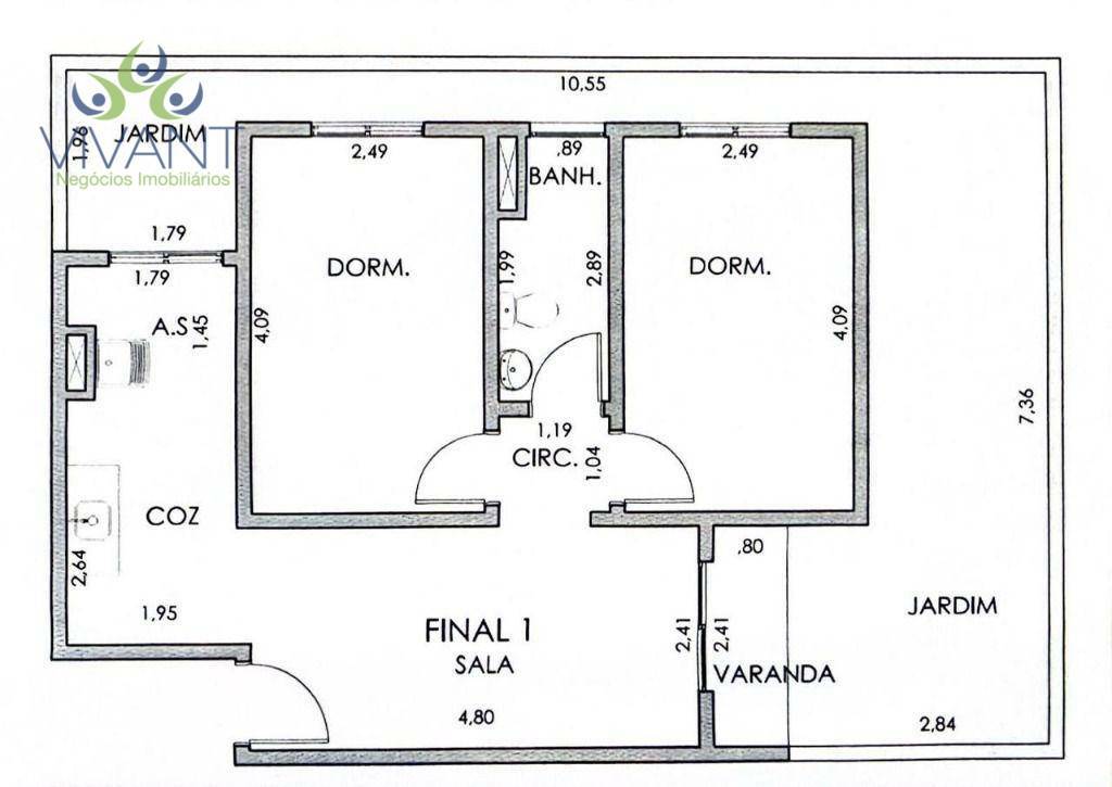 Apartamento à venda com 2 quartos, 72m² - Foto 23