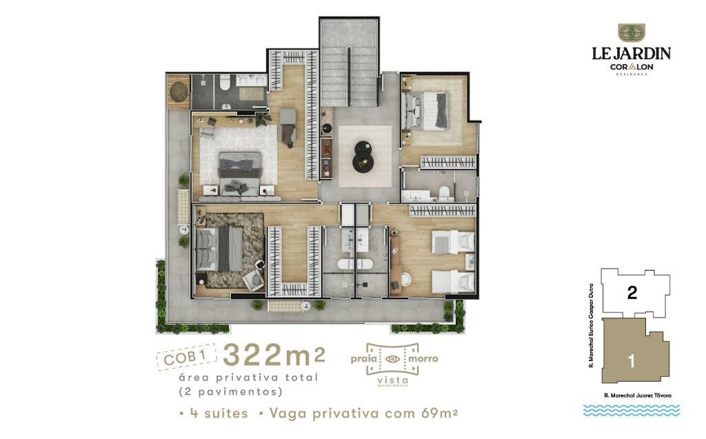 Cobertura à venda com 4 quartos, 322m² - Foto 17