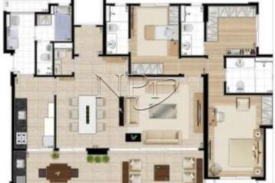 Apartamento à venda com 3 quartos, 158m² - Foto 6