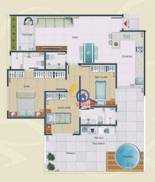 Apartamento à venda com 3 quartos, 72m² - Foto 4