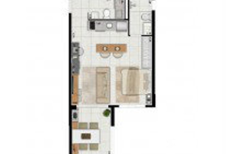 Apartamento à venda com 1 quarto, 42m² - Foto 12