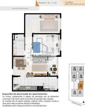 Apartamento à venda com 2 quartos, 60m² - Foto 5