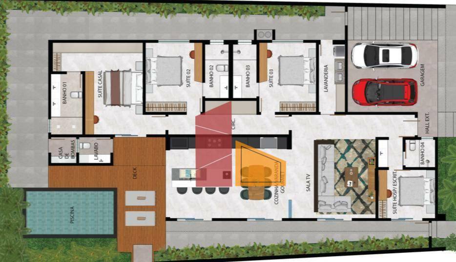 Casa de Condomínio à venda com 3 quartos, 205m² - Foto 5