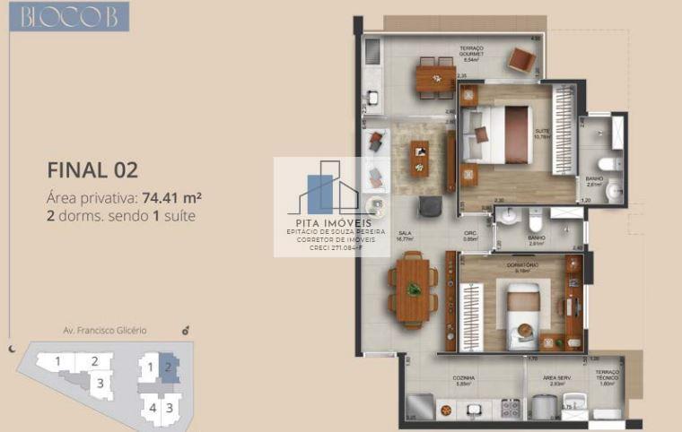 Apartamento à venda com 3 quartos, 94m² - Foto 33