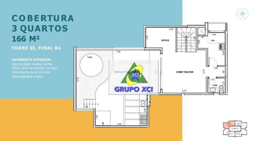 Cobertura à venda com 3 quartos, 166m² - Foto 11