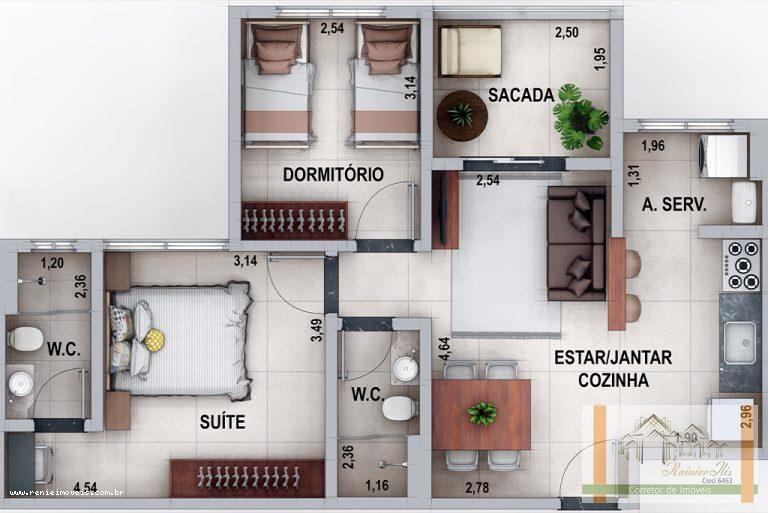 Apartamento à venda com 2 quartos, 52m² - Foto 17