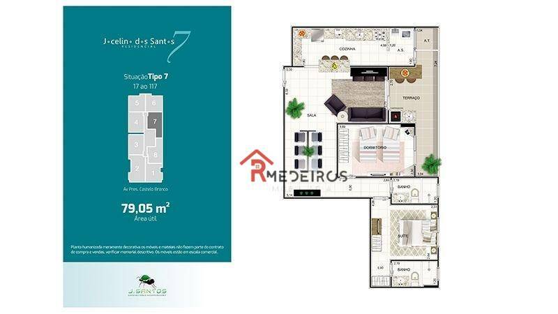 Apartamento à venda com 2 quartos, 79m² - Foto 12