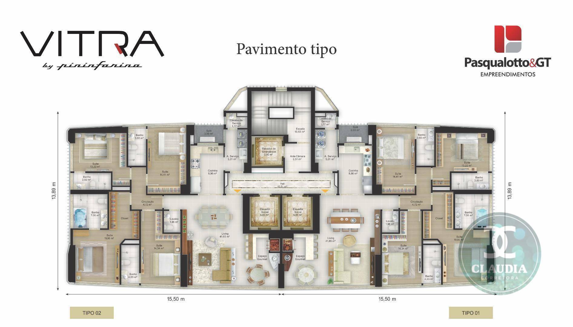 Apartamento à venda com 4 quartos, 295m² - Foto 12