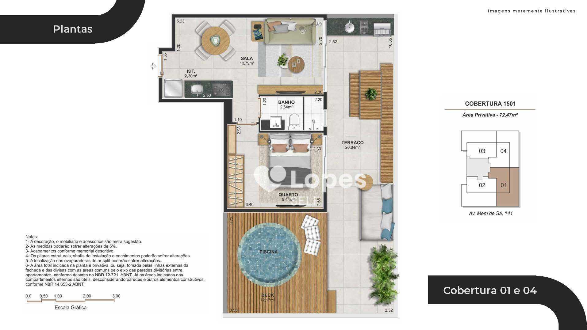 Cobertura à venda com 1 quarto, 72m² - Foto 20
