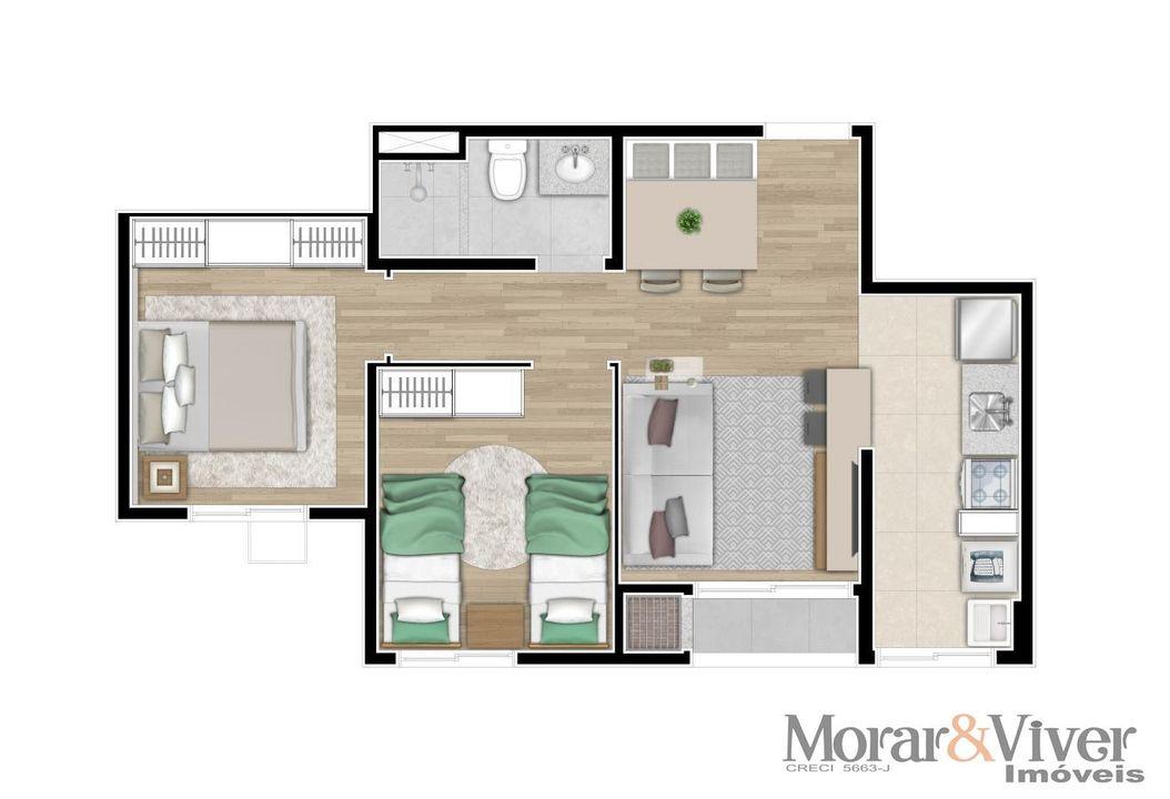 Apartamento à venda com 2 quartos, 44m² - Foto 12