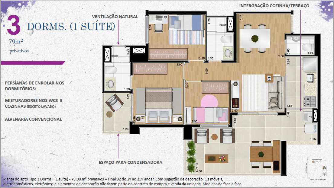 Apartamento à venda com 3 quartos, 79m² - Foto 15