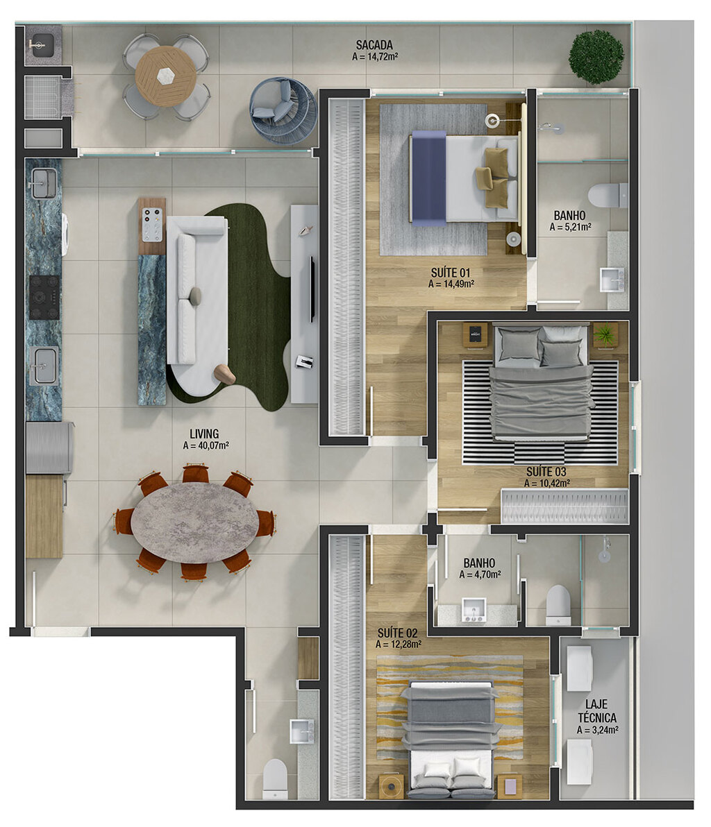 Apartamento à venda com 2 quartos, 9392m² - Foto 40