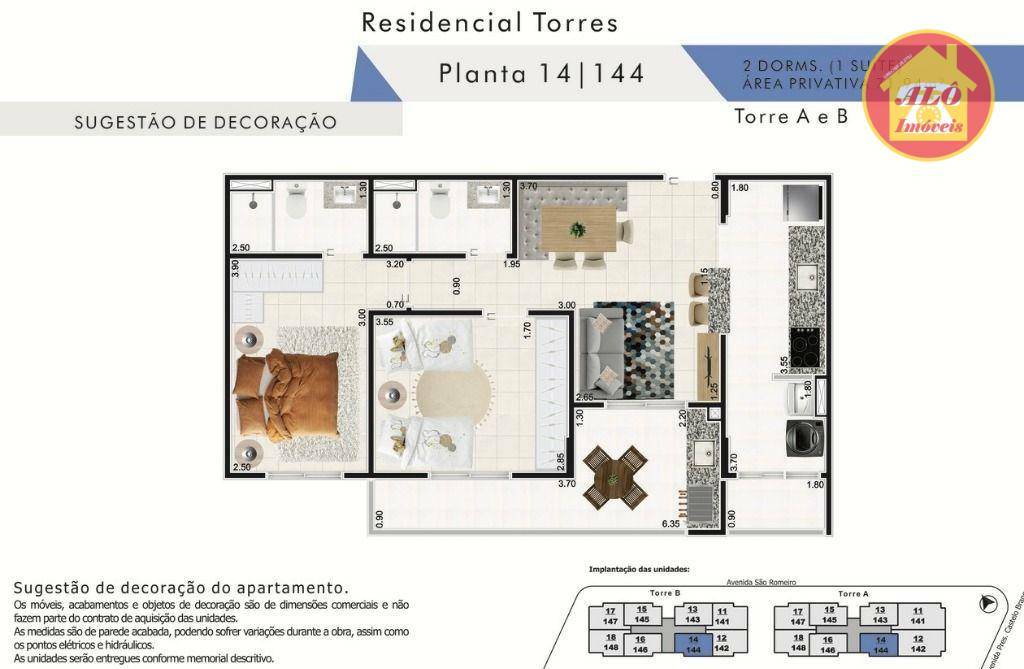 Apartamento à venda com 2 quartos, 72m² - Foto 16