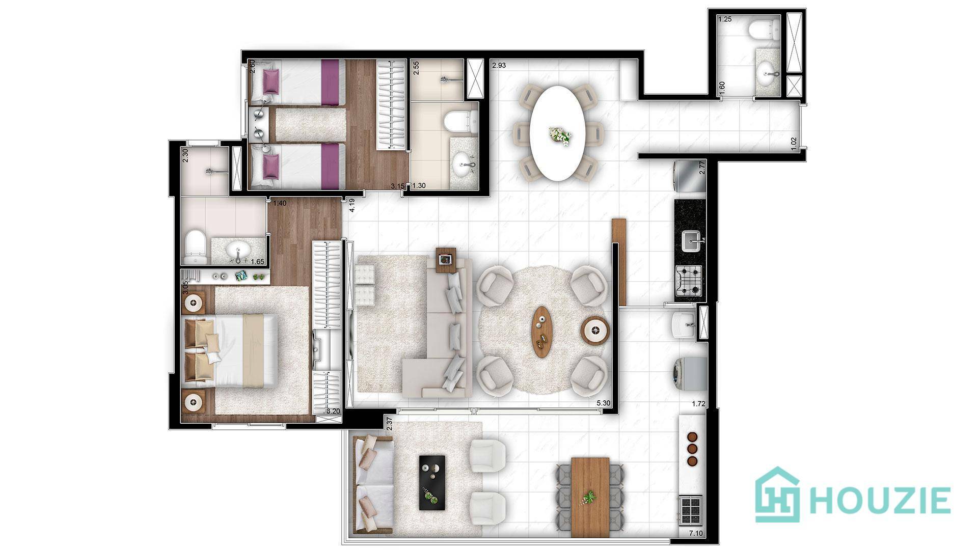 Apartamento à venda com 3 quartos, 122m² - Foto 25