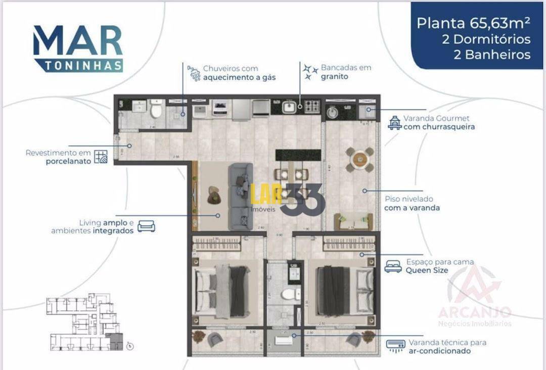 Apartamento à venda com 1 quarto, 50m² - Foto 20