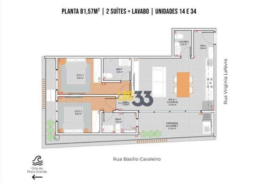 Apartamento à venda com 2 quartos, 77m² - Foto 7