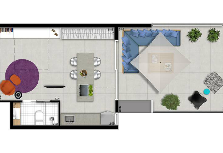 Apartamento à venda com 1 quarto, 35m² - Foto 16