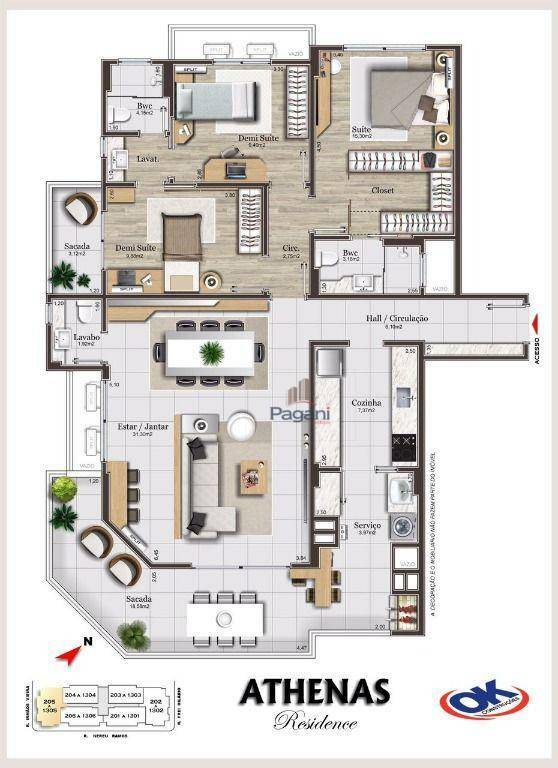 Apartamento à venda com 2 quartos, 89m² - Foto 15