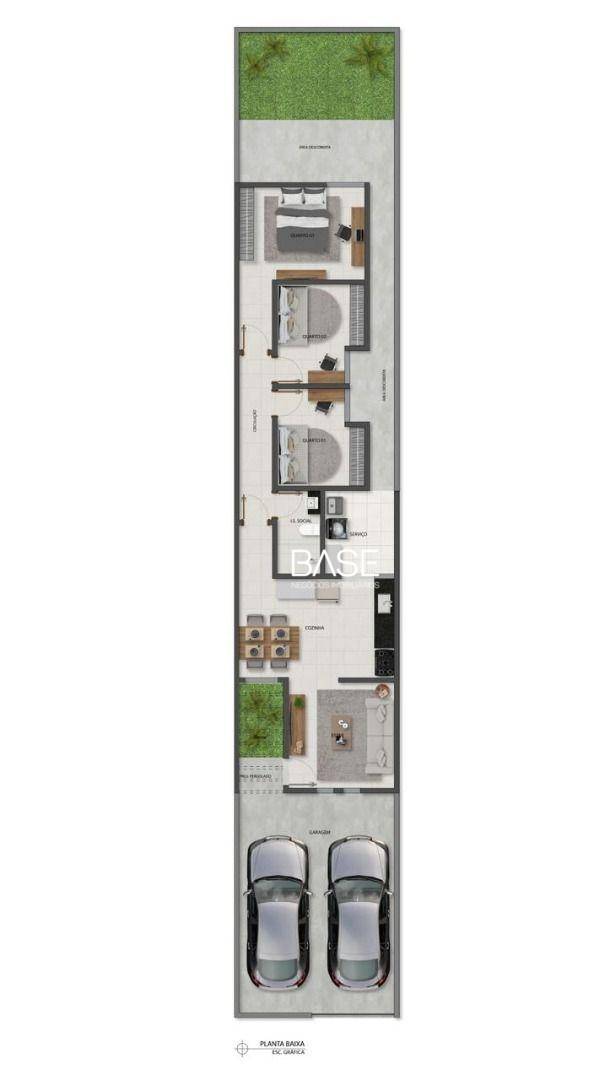 Casa, 3 quartos, 87 m² - Foto 2