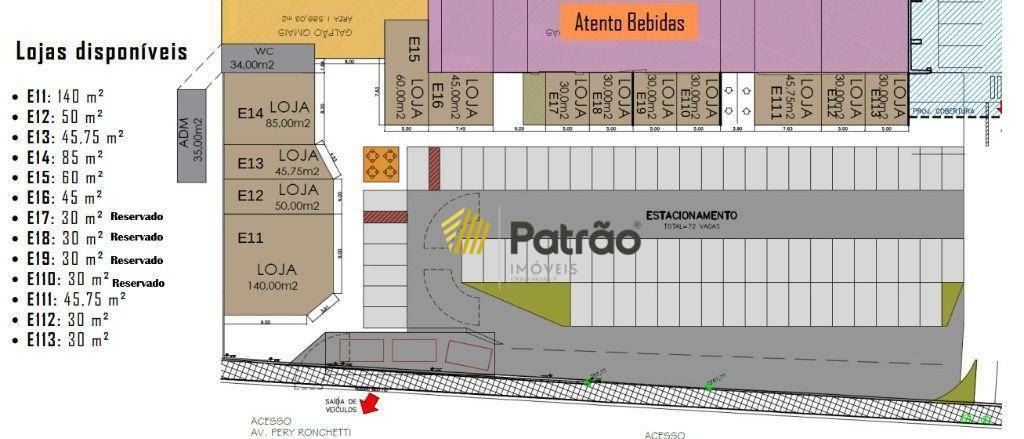 Loja-Salão para alugar, 45m² - Foto 4