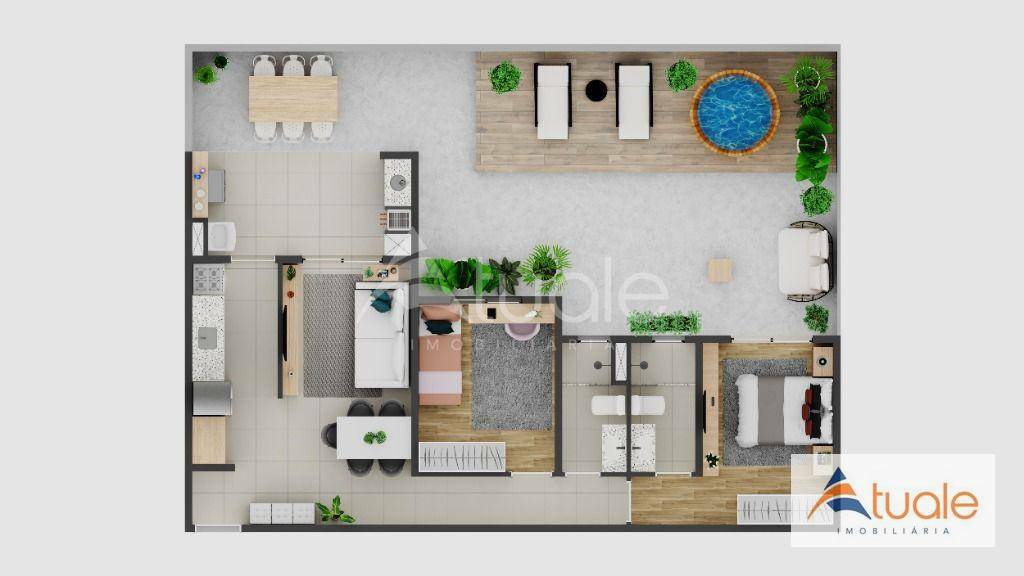 Apartamento à venda com 2 quartos, 60m² - Foto 40