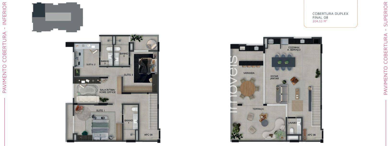 Cobertura à venda com 3 quartos, 169m² - Foto 9