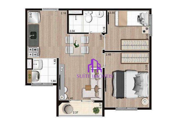 Apartamento à venda com 2 quartos, 37m² - Foto 18