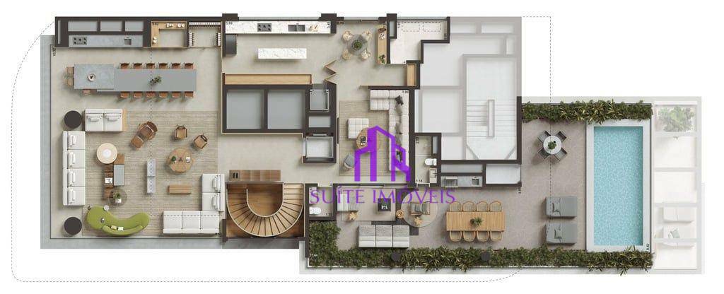 Apartamento à venda com 4 quartos, 362m² - Foto 3