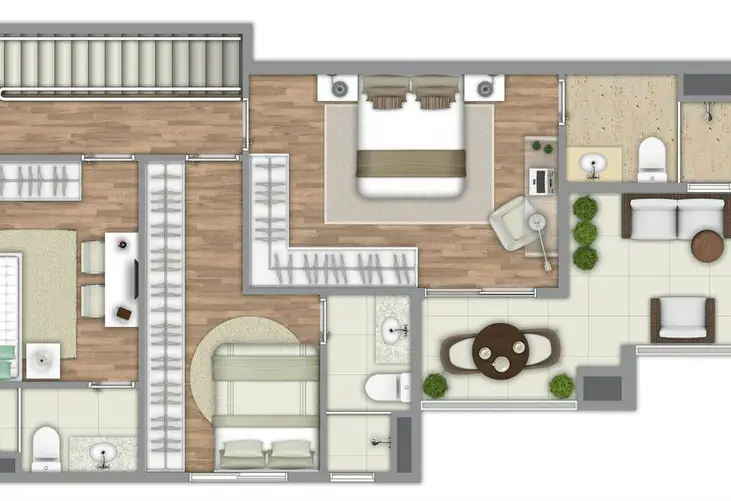 Apartamento à venda com 3 quartos, 216m² - Foto 6