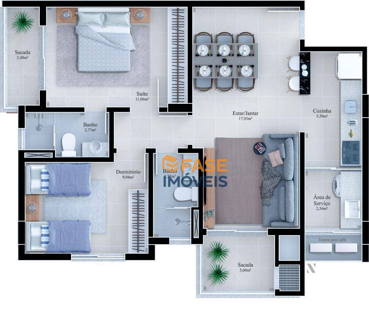 Apartamento à venda com 2 quartos, 70m² - Foto 16