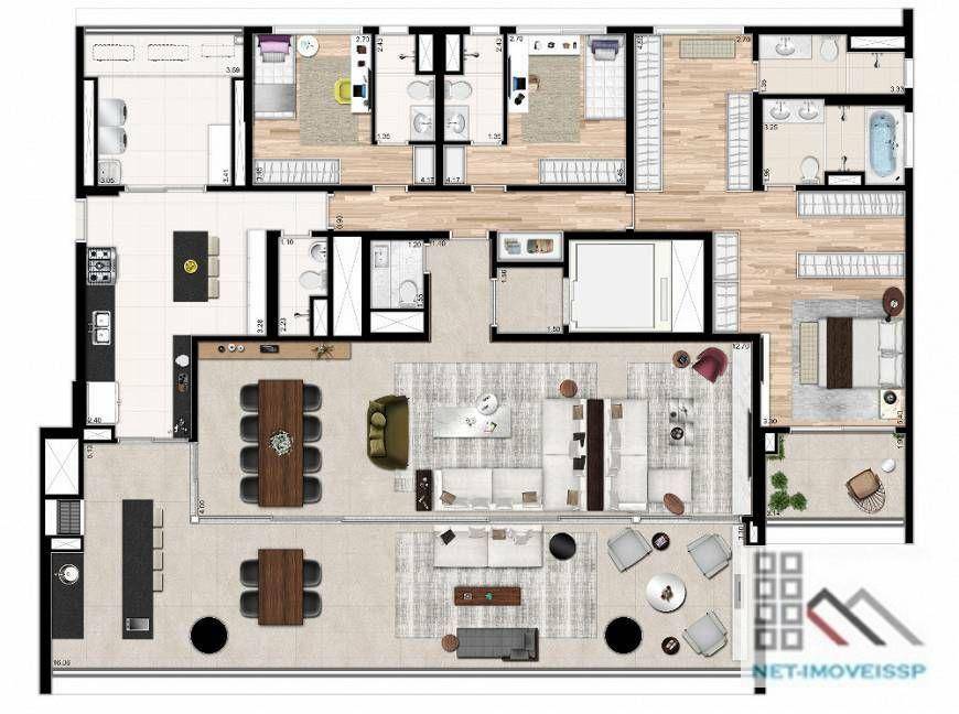 Apartamento à venda com 4 quartos, 275m² - Foto 28