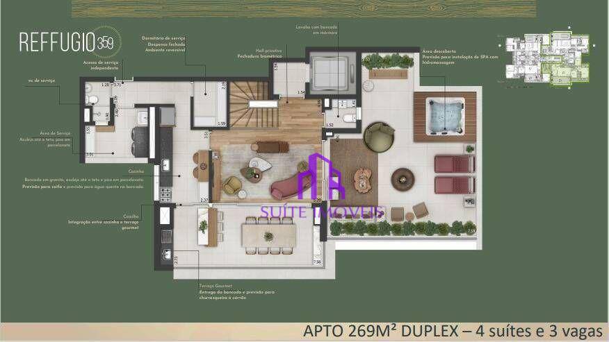 Apartamento à venda com 3 quartos, 150m² - Foto 8