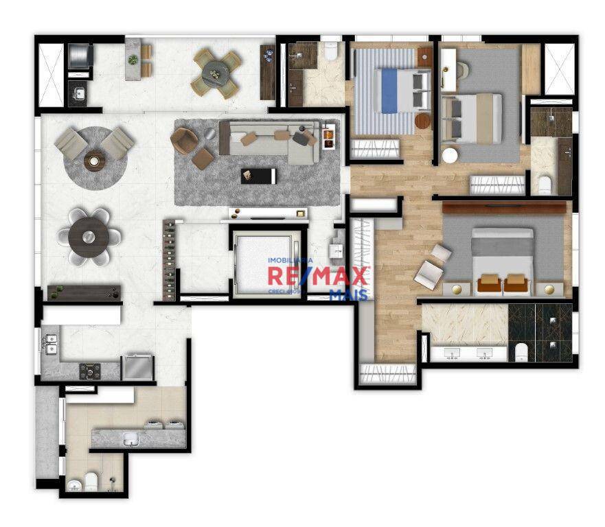 Apartamento à venda com 3 quartos, 159m² - Foto 17