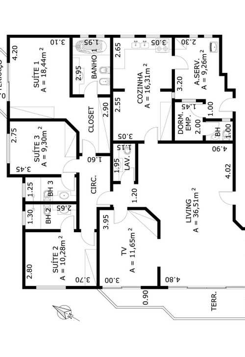 Apartamento à venda com 4 quartos, 169m² - Foto 7