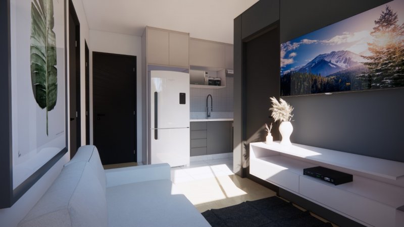 Apartamento à venda com 2 quartos, 37m² - Foto 2