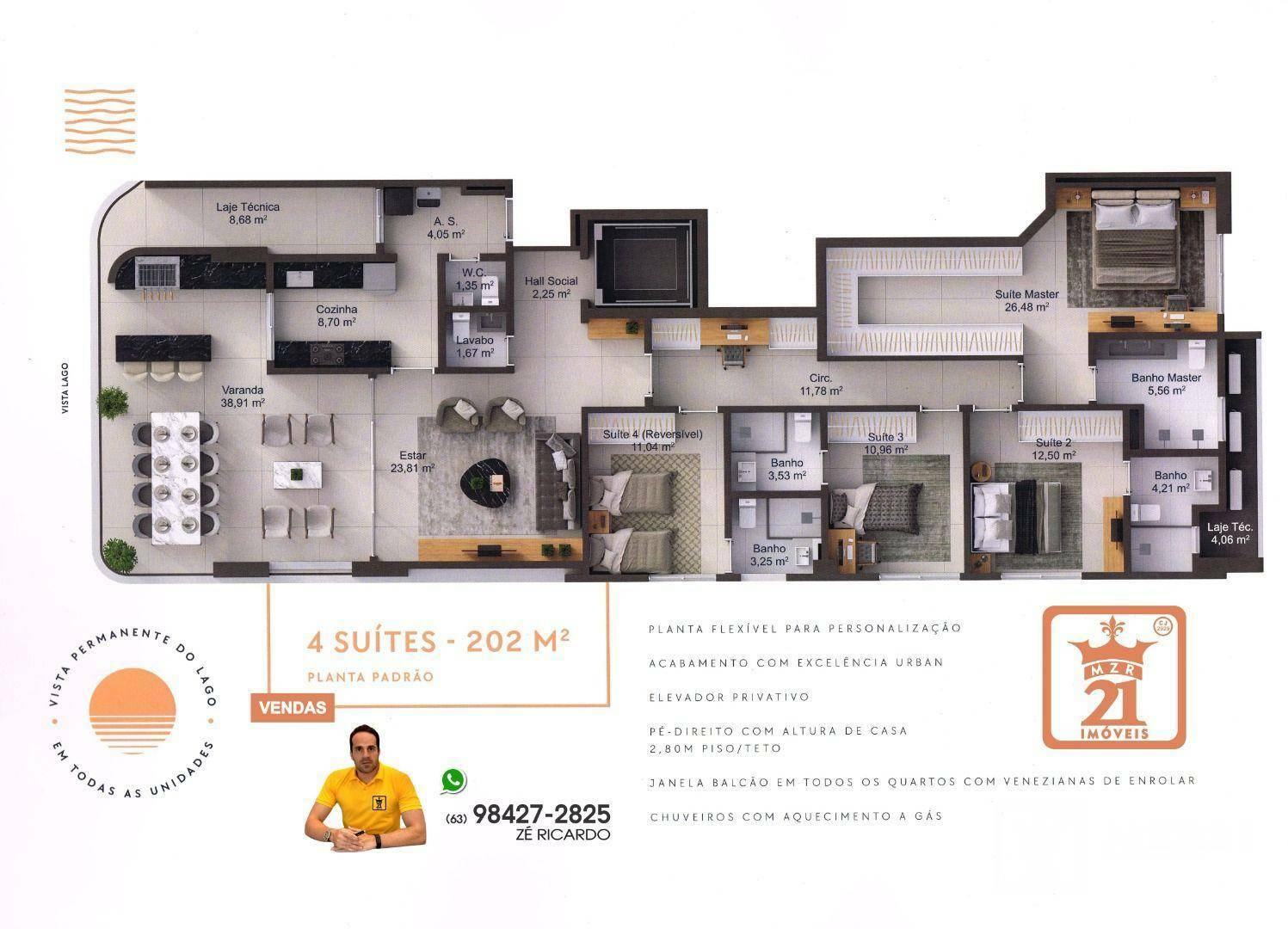 Apartamento, 4 quartos, 202 m² - Foto 4