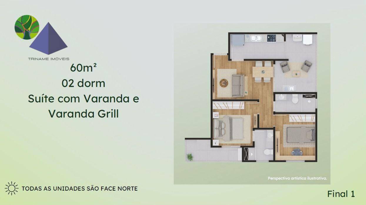 Apartamento à venda com 2 quartos, 56m² - Foto 6