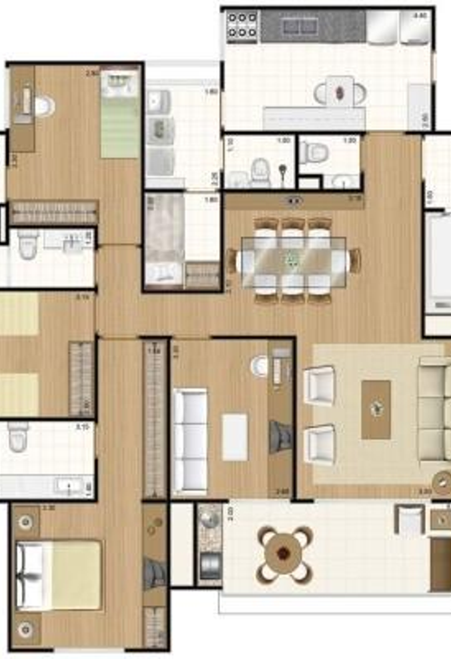 Apartamento à venda com 3 quartos, 115m² - Foto 3