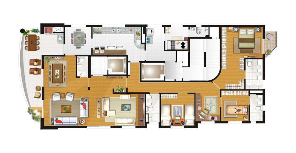 Apartamento à venda com 3 quartos, 180m² - Foto 6