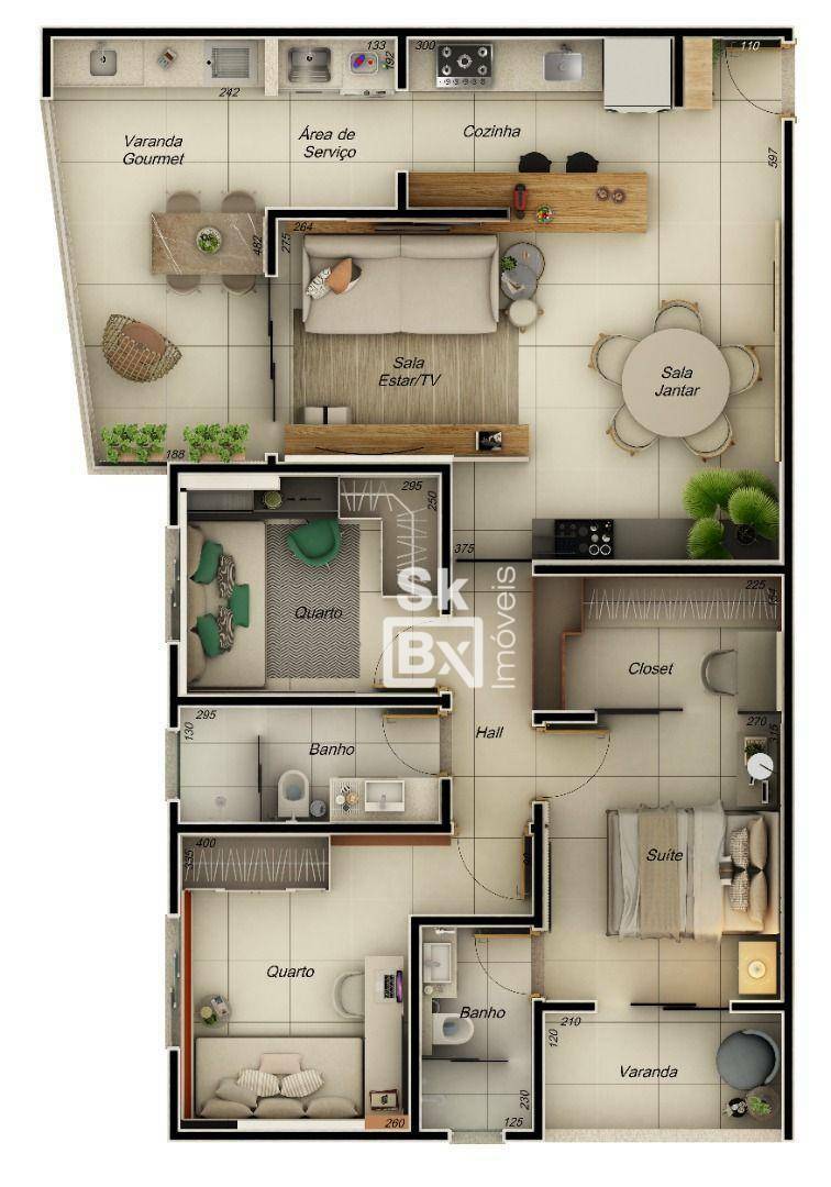 Apartamento à venda com 3 quartos, 96m² - Foto 20