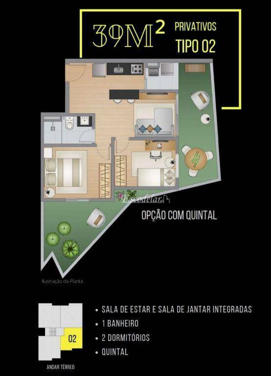 Cobertura à venda com 2 quartos, 47m² - Foto 11