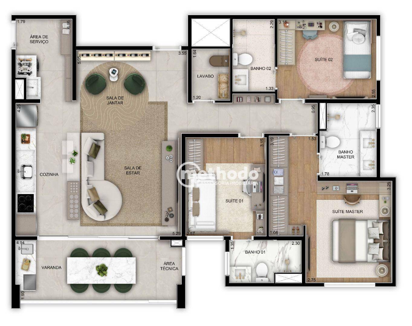 Apartamento à venda com 3 quartos, 104m² - Foto 28