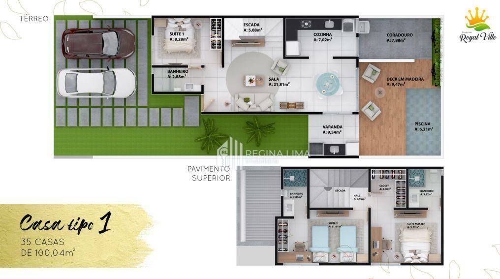 Casa de Condomínio à venda com 3 quartos, 100m² - Foto 12