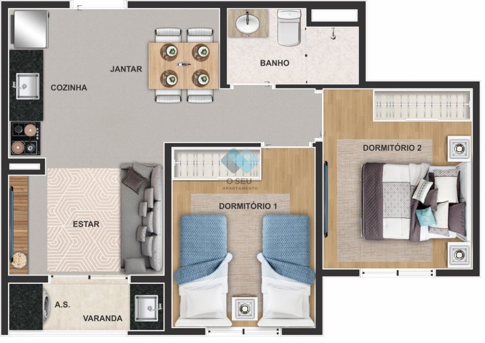 Apartamento à venda com 2 quartos, 37m² - Foto 35