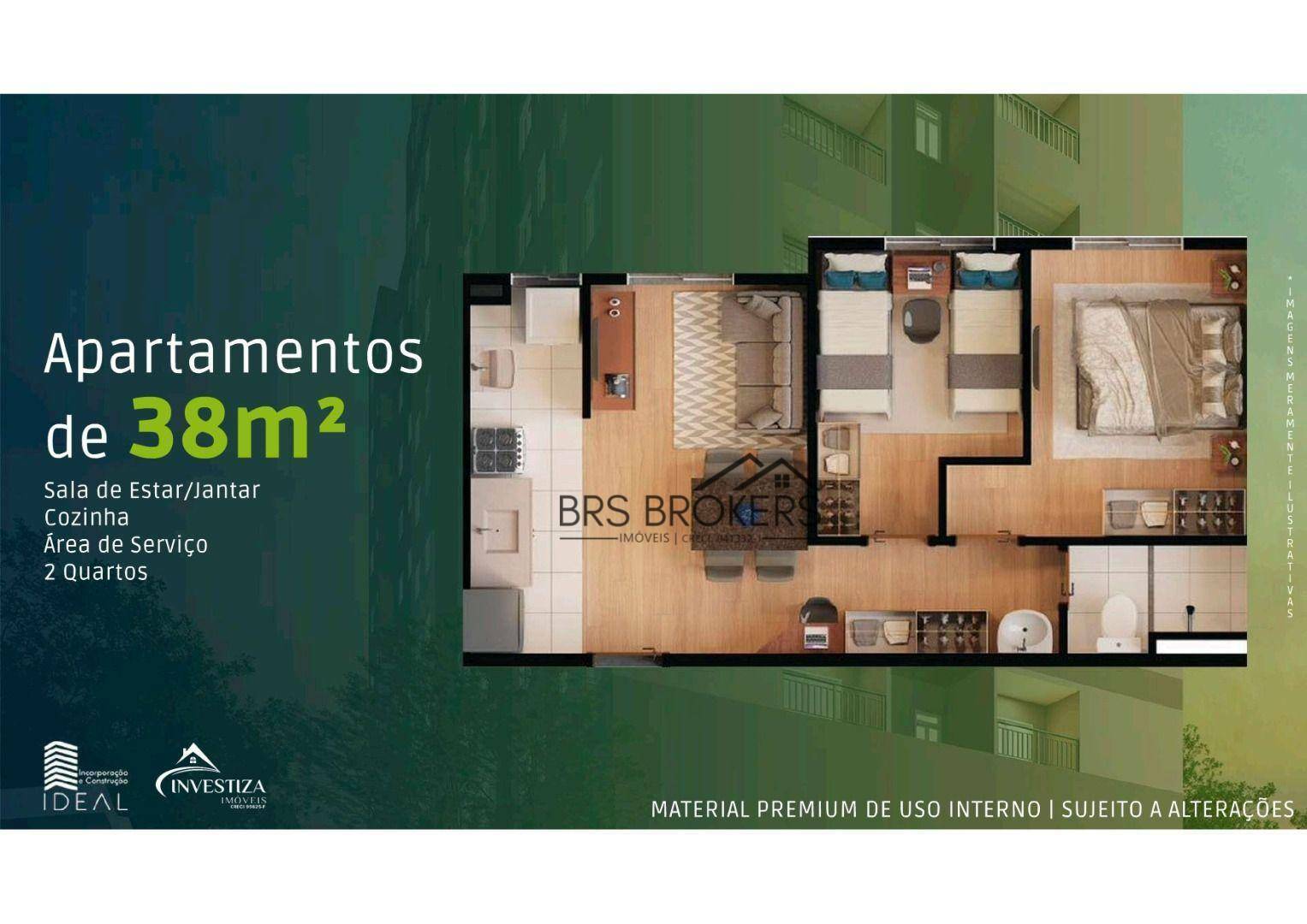 Apartamento à venda com 2 quartos, 38m² - Foto 33